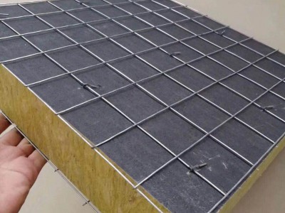 钢网岩棉复合板，插丝岩棉复合板厂家