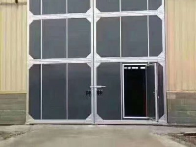 工业门、、大型工业门、工业提升门、工业平移门、工业折叠门、机库门、垂直提升门、提升转折门、工厂厂房门、厂房大门图2