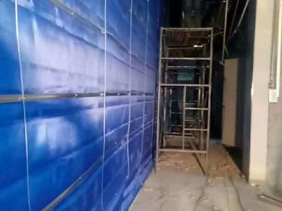 防火卷帘门，生产卷帘门厂家，专业生产无极布卷帘，钢制防火卷帘门图2