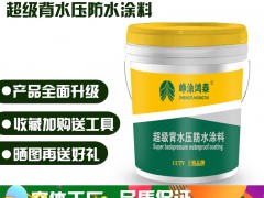 背水压防渗漏防水涂料在施工时要注意什么