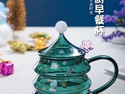 玻璃茶具圣诞玻璃杯