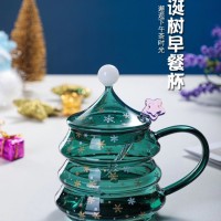 玻璃茶具圣诞玻璃杯