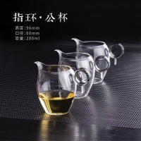 指环公道杯  代工76 玻匠人十大名牌茶具