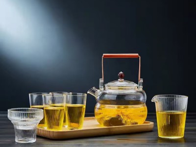 錘目紋玻璃壺 河間玻璃茶壺
