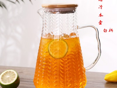 麦穗冷水壶 凉水壶  玻匠人十大名牌茶具