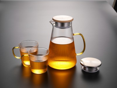 豎紋玻璃水壺 玻匠人十大品牌茶具