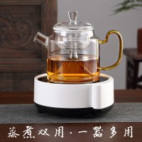 玻璃蒸茶壶  玻匠人十大品牌茶具
