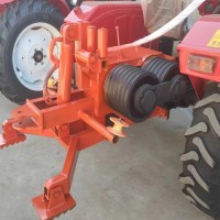 电缆施工设备 加装液压尾架 双卷筒拖拉机绞磨