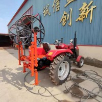 拖拉机牵引机卧式平行四轮收线车电力施工张力放线绞磨