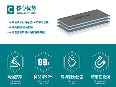 背衬板（聚合石英板）质量优势