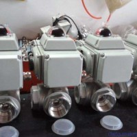 不锈钢电动三通球阀 Q942F电动球阀
