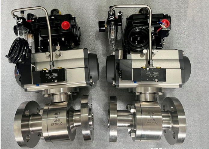 气动三片式球阀..3..