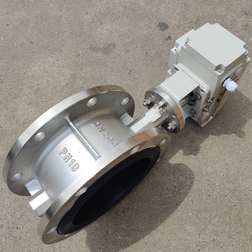 电动法兰蝶阀2.